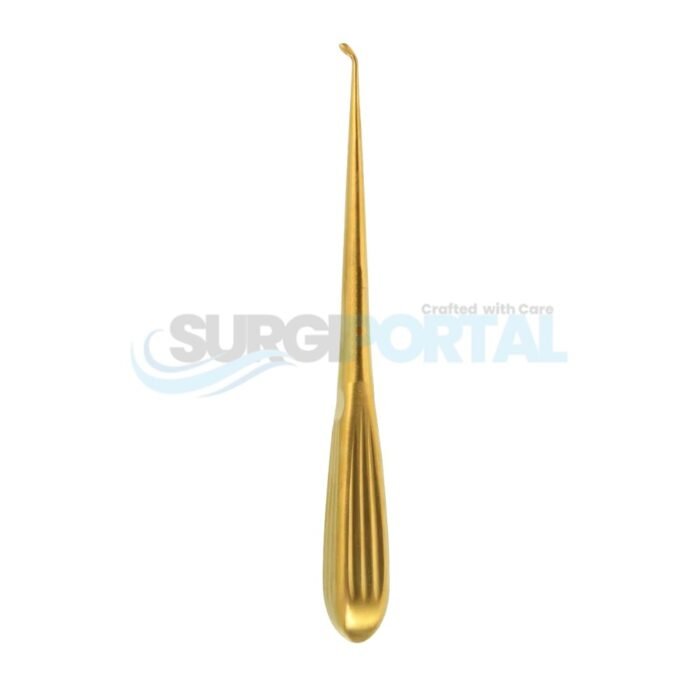 Spinal Fusion Curette - 8" angled size 00 SuperCoat Tip - Image 1