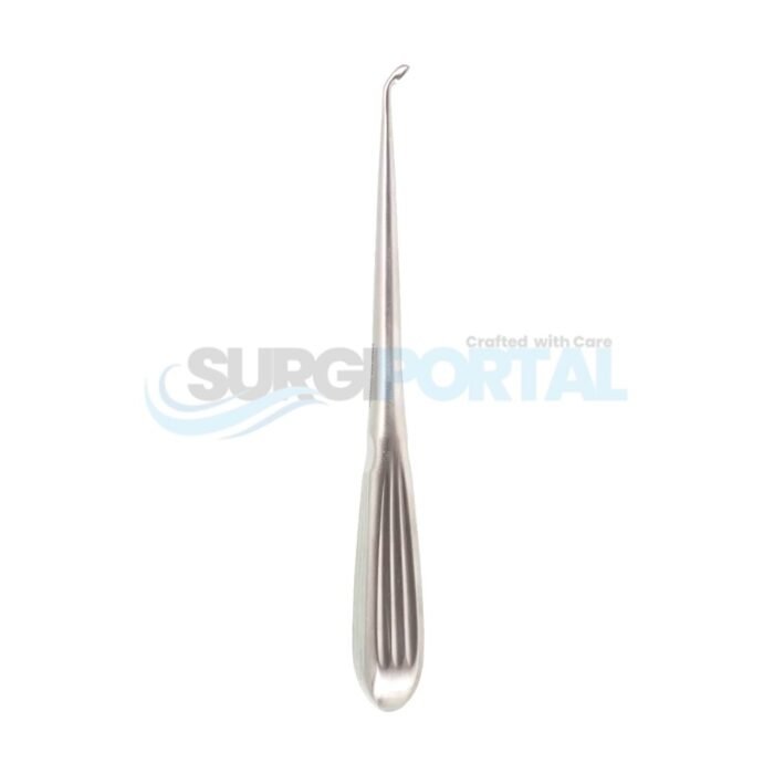 Spinal Fusion Curette - 8" angled size 2 - Image 1