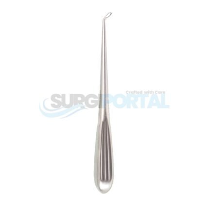 Spinal Fusion Curette - 8" angled size 3