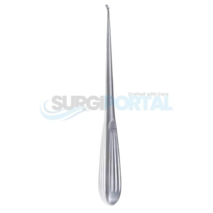 Spinal Fusion Curette - 8" angled size 0