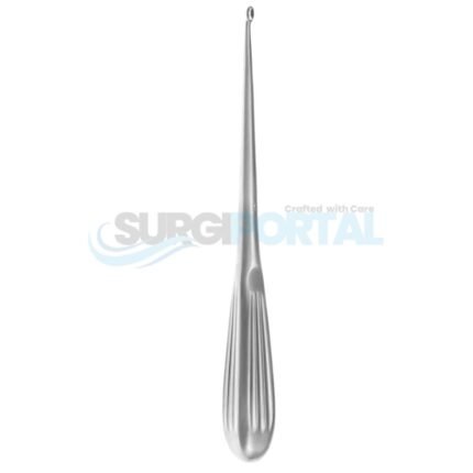 Spinal Fusion Curette - 8" straight size 00
