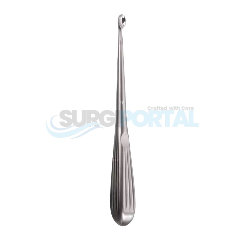 resized_processed_Spinal Fusion Curette 8 straight sz 6 Spinal Fusion Curette – 8″ straight size 6 - Image 1