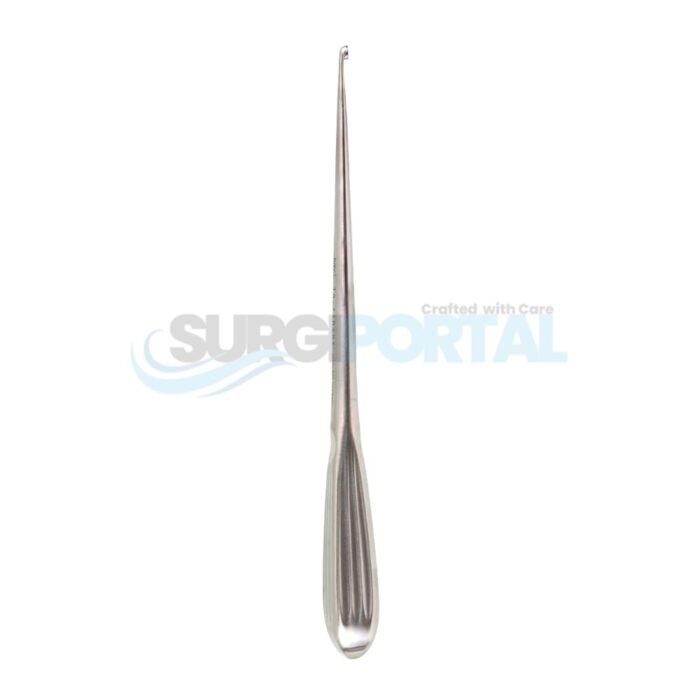 Spinal Fusion Curette - straight Flat Back 2-0 - Image 1