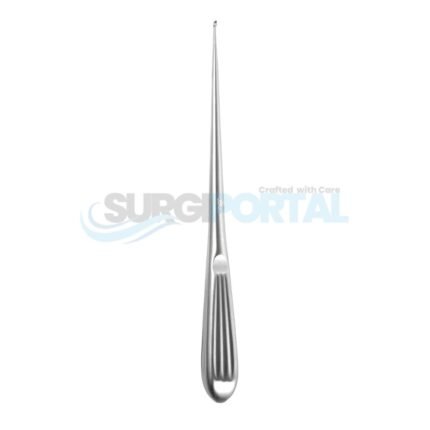 Spinal Fusion Curette - straight Flat Back 4-0