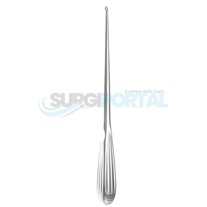 Spinal Fusion Curette  straight Flat Back sz 3 - Image 1