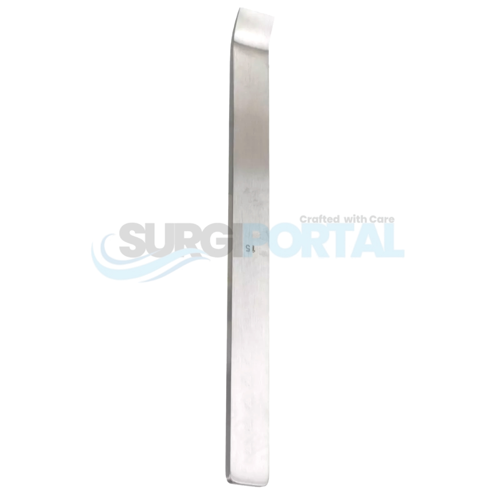 resized_processed_Swiss Osteotome 15mm edge cvd 6 3_4 5 inch 1/8″ Swiss Osteotome – Curved 15mm Edge - Image 1