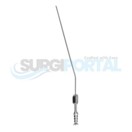 Teardrop Suction Tube non taper angled W/L 5 3/4 4fr