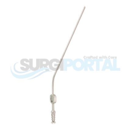 Teardrop Suction Tube Non-Taper Angled W/L 6 3/4" 12Fr