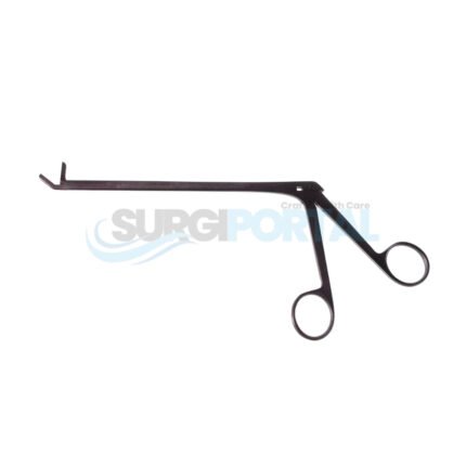 Cushing IVD Rongeur, 2×10mm, Up-Biting, 7", Titanium
