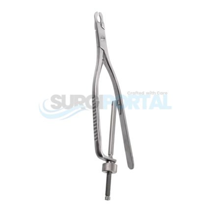 7 ¼ inch Ulrich Mini Bone Holding Forceps Angled