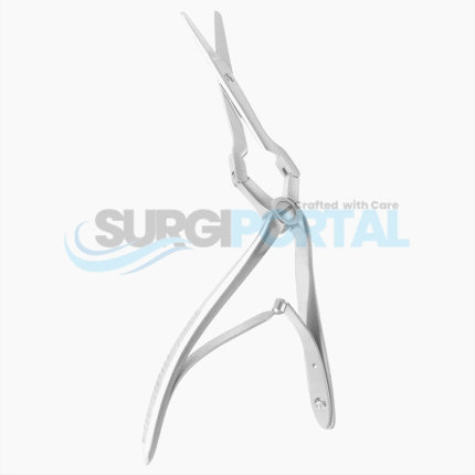 6 1/4" Becker Septum Scissors Serrated Blades