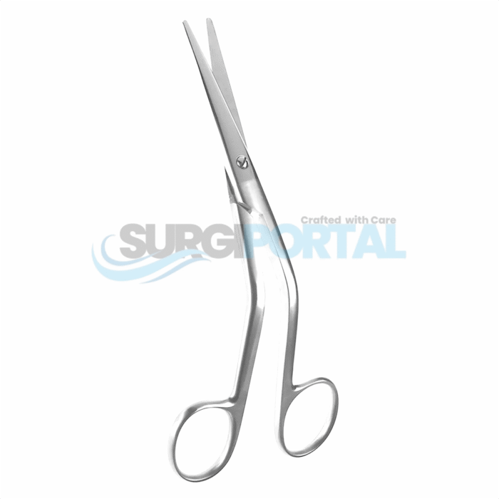 6" Cottle Dorsal Scissors, Heavy Blade, Angled Shanks - Image 1