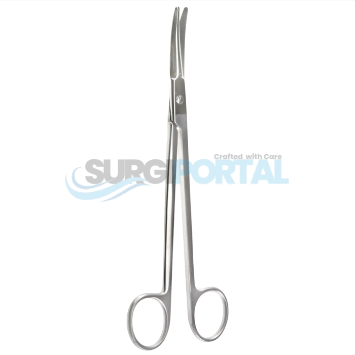 7" Boettcher Tonsil Scissors, Double-Edged, Strong Curve - Image 1