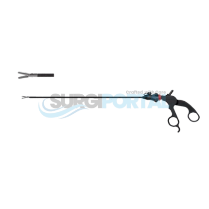Grasping Forceps Rounded Jaws 3 Piece Modular Reusable Full System