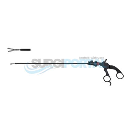 Grasping Forceps Serrated 3 Piece Modular Reusable Full System