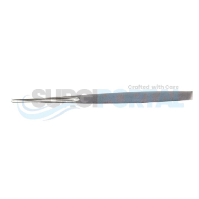 Jackson Velvet Eye Aspirating Tube, 4mm Diameter, 20cm, Smooth Oval Openings, Blunt Tip - Image 1