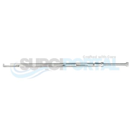 Rotating Kerrison Shaft, 7″ (175mm) Bayonet, 1.5mm, 40° up Stainless Steel, Requires 70-2390 Micro