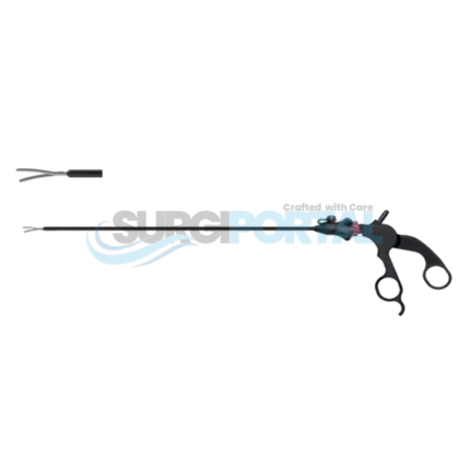 Strong Atraumatic Clamp Curved 3 Piece Modular Reusable Full System