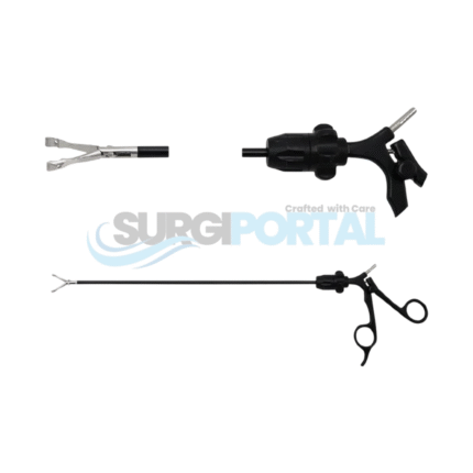 U.S. Babcock Grasping Laparoscopic Forceps 3 Piece Modular Reusable Full System