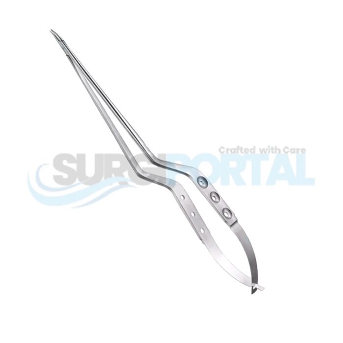 Yasargil Micro Bayonet Needle Holder 8 — Neurosurgical Gold Handle - Image 1