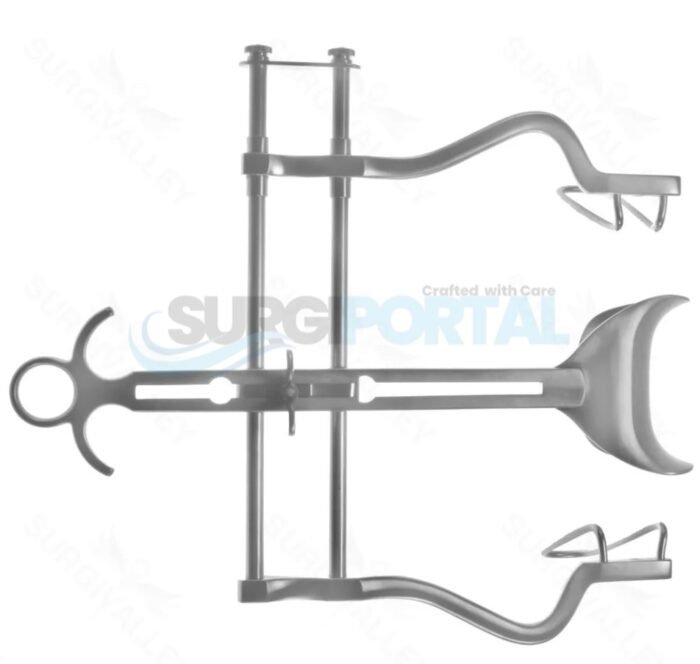 10″ Balfour Retractor set 7 spread blades 2 deep - Image 1