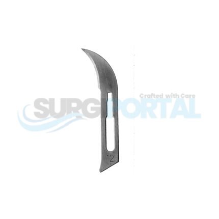 12 Sterile Scalpel Blade, Stainless Steel, Box of 100