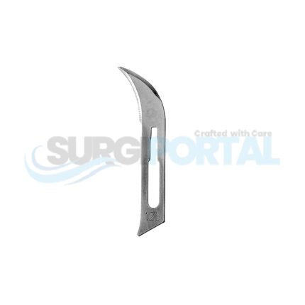 12D Sterile Scalpel Blade, Stainless Steel, Box of 100