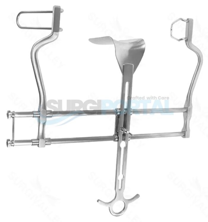 Balfour Abdominal Retractor set 10 spread fixed blades - Image 1