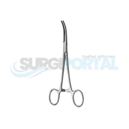 Curved Kelly-Rankin Hemostat