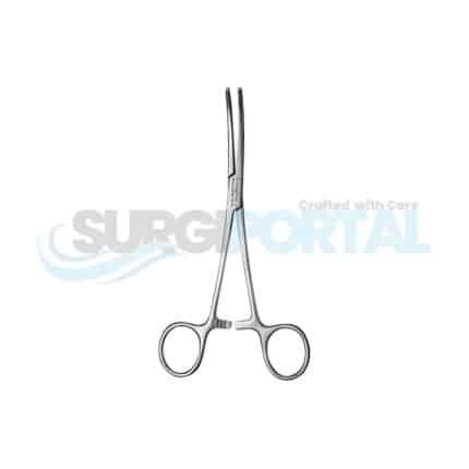 Curved Rochester-Pean Hemostat instrument