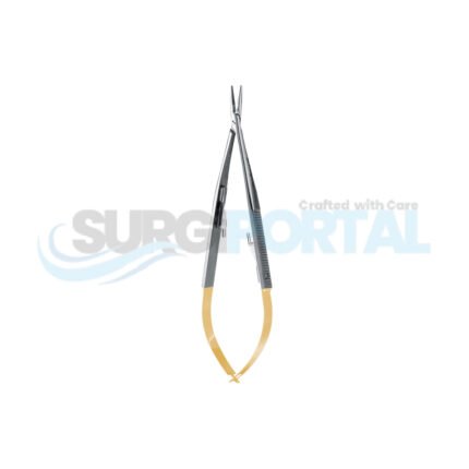 Micro Straight Castro Perma Sharp™ Needle Holder, 14 cm