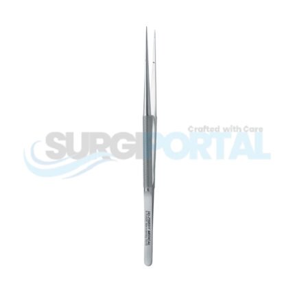 Plain Straight Micro Tissue Pliers, Diamond Dusted
