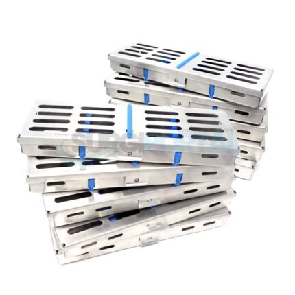 10 Autoclave Sterilization Cassette Rack Dental Box Tray For 10 Instrument