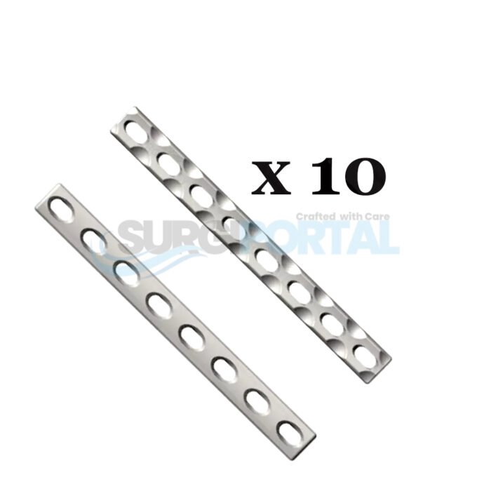 10 Holes 3.5mm DCP Plates – Set of 10 Plates - Image 1