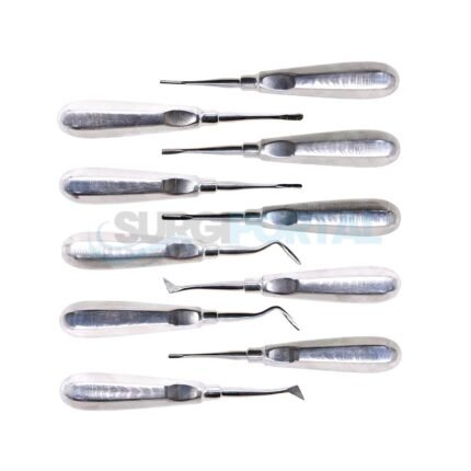 10 Pcs Dental Extraction Root Minimally Invasive Tooth Extracting Elevators
