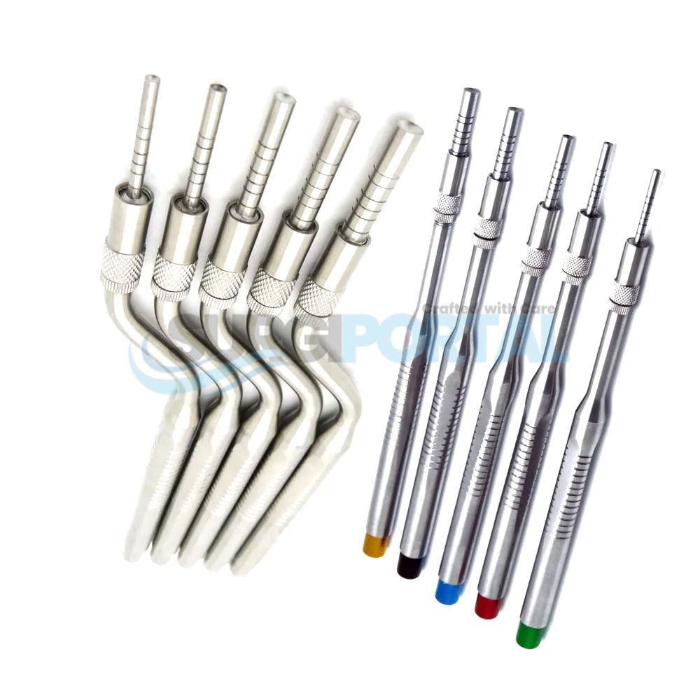 resized_processed_10 Pieces Dental Osteotomes Straight & Curved Tip Bone Spreading Surgical Instrument 10 Pieces Dental Osteotomes Straight & Curved Tip Bone Spreading Surgical Instrument - Image 1