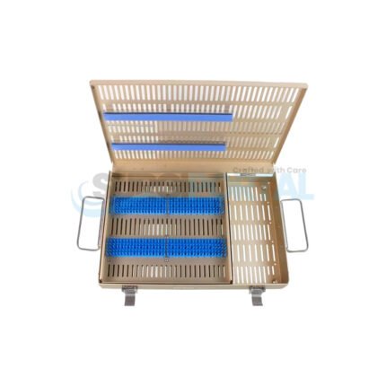 10x15x3 Microsurgical Instrument Sterilization Case – Two-Level
