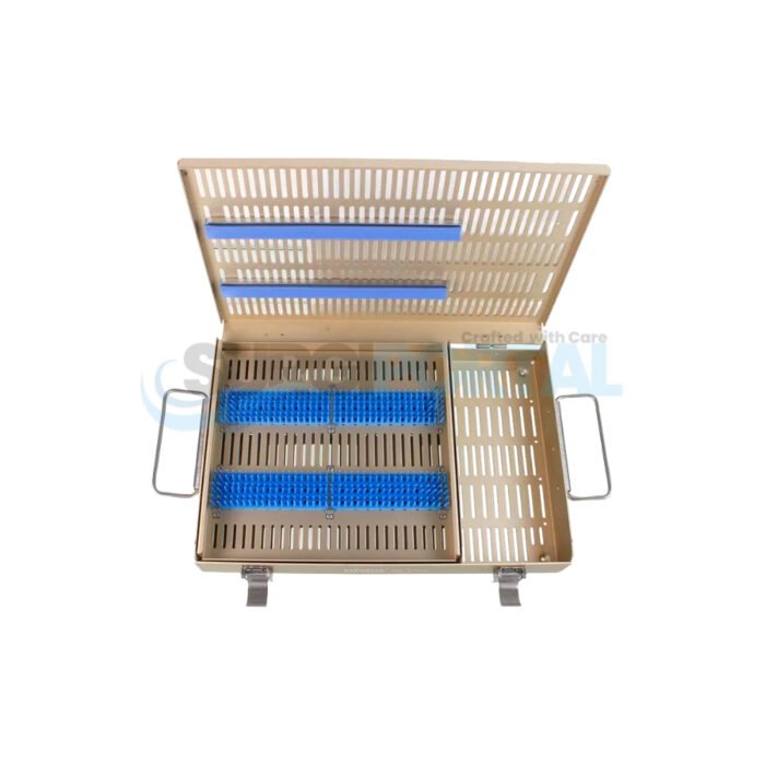 10x15x3 Microsurgical Instrument Sterilization Case – Two-Level - Image 1