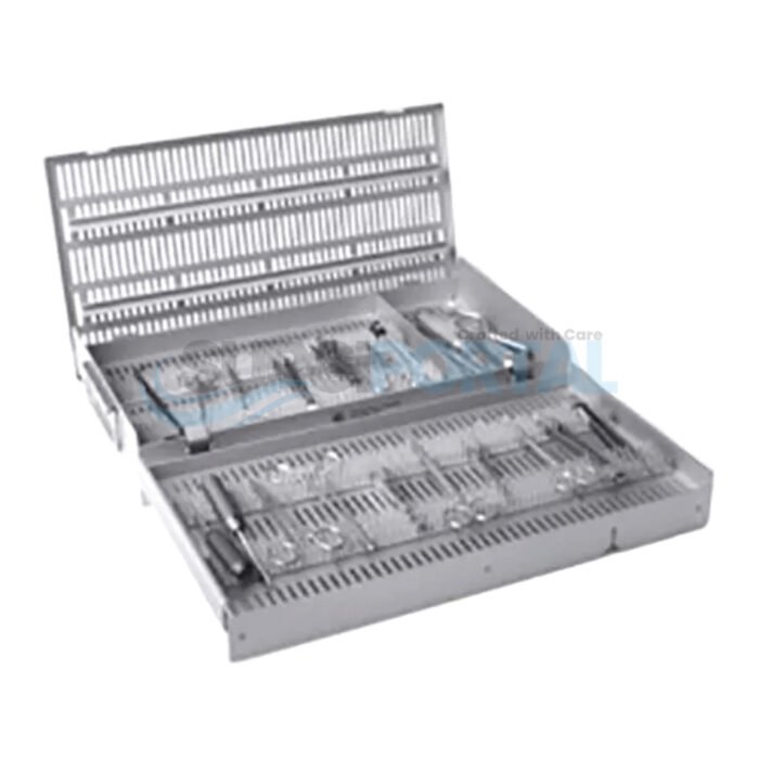 10x20x3 Microsurgical Instrument Sterilization Case – Two Level - Image 1