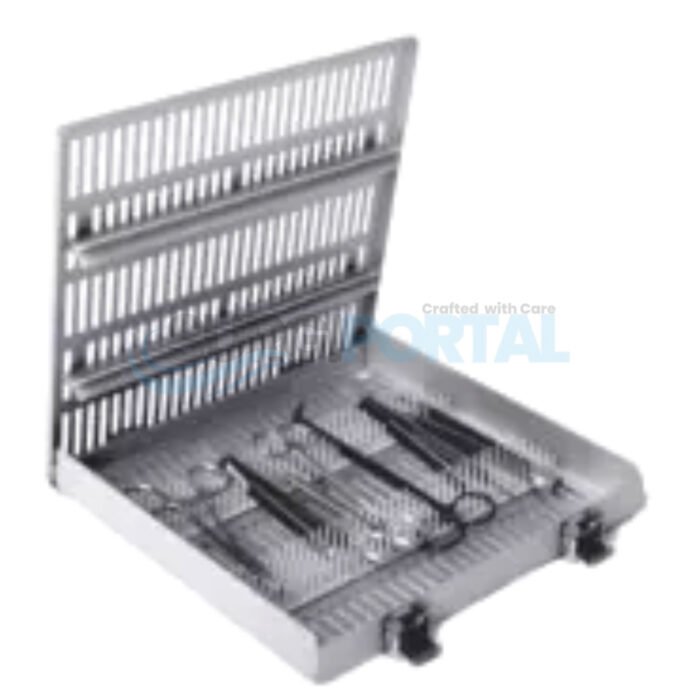 10×10 x1.5 Microsurgical Instrument Sterilization Case - Image 1