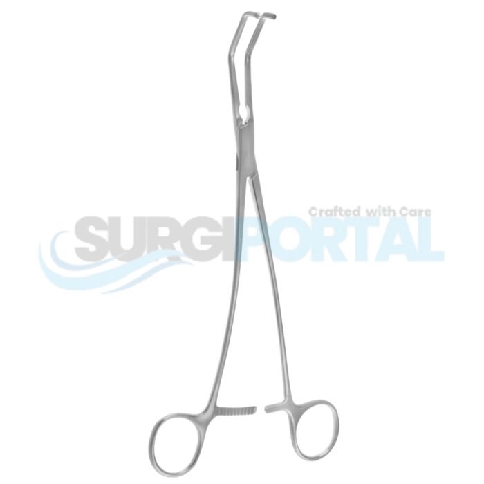 10″ Satinsky Vena Cava Clamp – 4.0cm Long, 9mm Deep Jaws - Image 1