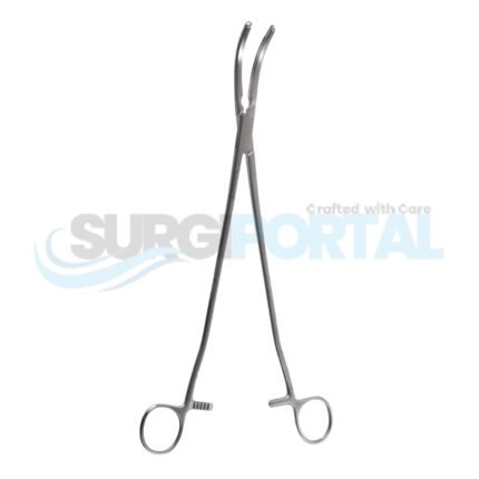 12″ B-Clamp – Offset Handle Acutely Curved Jaws