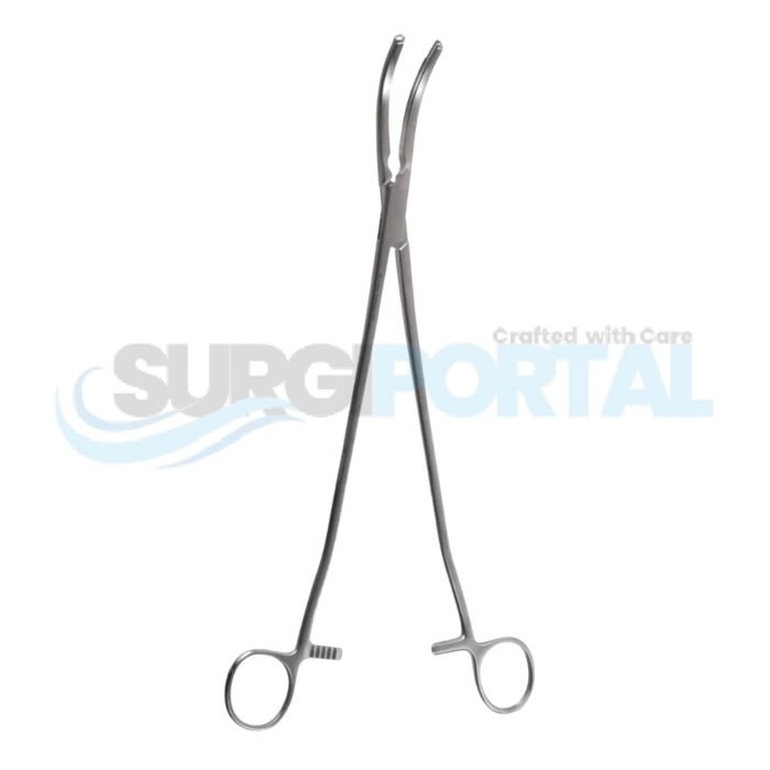 12″ B-Clamp – Offset Handle Acutely Curved Jaws - Image 1