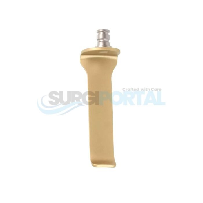 14x60mm Image-Line micro blade – blunt gold Standard Blade - Image 1