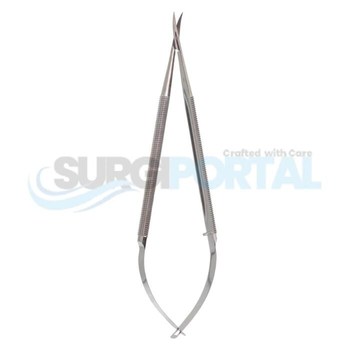18cm Scissors, 15mm Curved Blades, 8mm Diameter Handle - Image 1