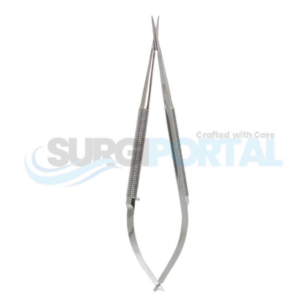 resized_processed_18cm Scissors 15mm straight 8mm dia 18cm Scissors, 15mm Straight Blades, 8mm Diameter - Image 1