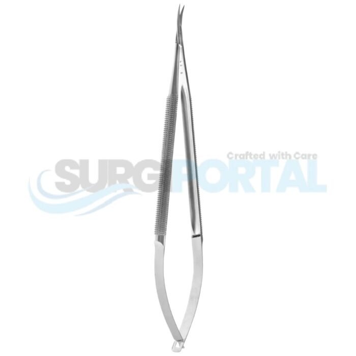 18cm Scissors, Curved Blade, 8mm Diameter Handle - Image 1