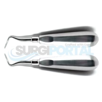 2 Pieces Set Of Dental Extraction Root Elevators Apical Elevators DEL 302 And DEL 303