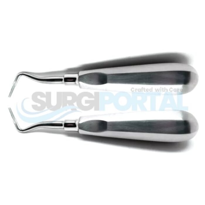2 Pieces Set Of Dental Extraction Root Elevators Apical Elevators DEL 302 And DEL 303 - Image 1