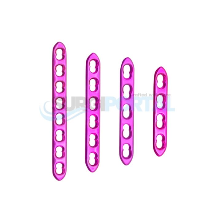 2.0mm Mini Locking Plates – 16 Holes, Lot of 12 PCS Titanium - Image 1
